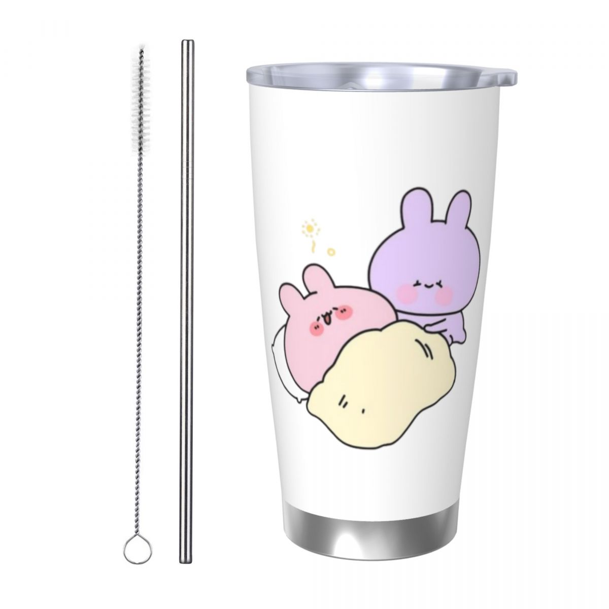 Vacuum Insulated Flask - Asamimichaan Cute Asamimi 20oz Stainless Steel