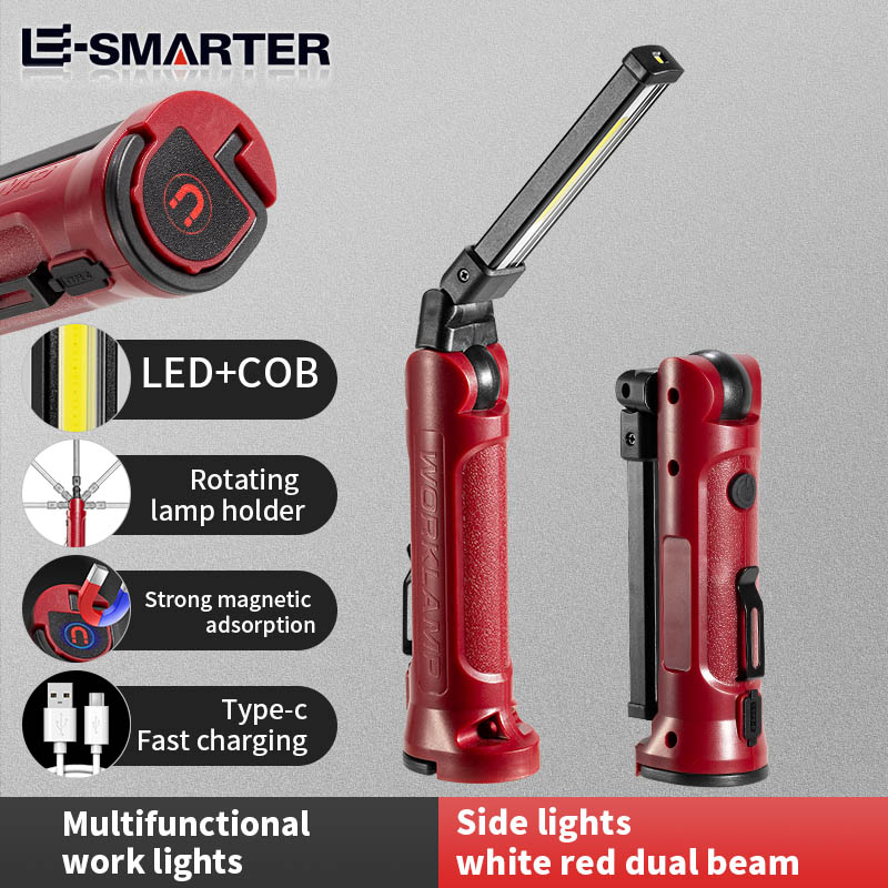 Outdoor Camping Vehicle - COB LED Work Light Rechargeable Folding