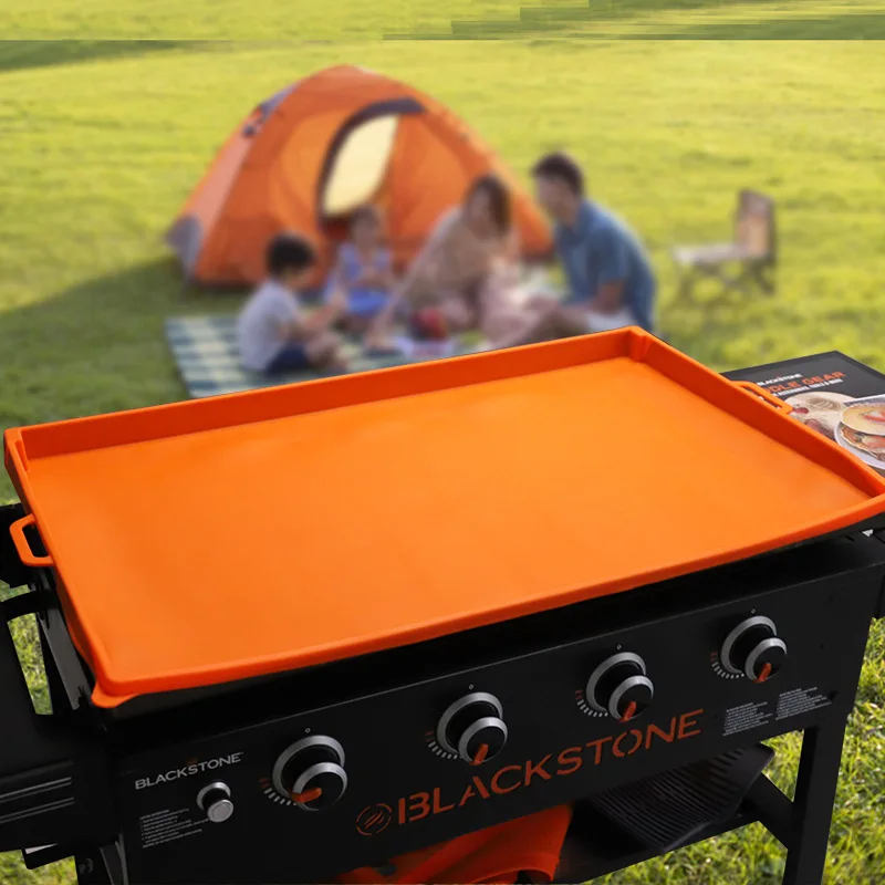 Outdoor Camping Grill - Grill Mat SiliconeGrill Pad Protection Mat