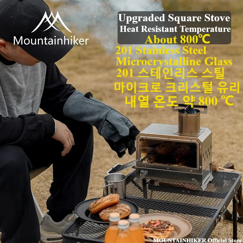 MOUNTAINHIKER Portable Wood Fi - đánh giá và giá Outdoor Camping Stove Wood