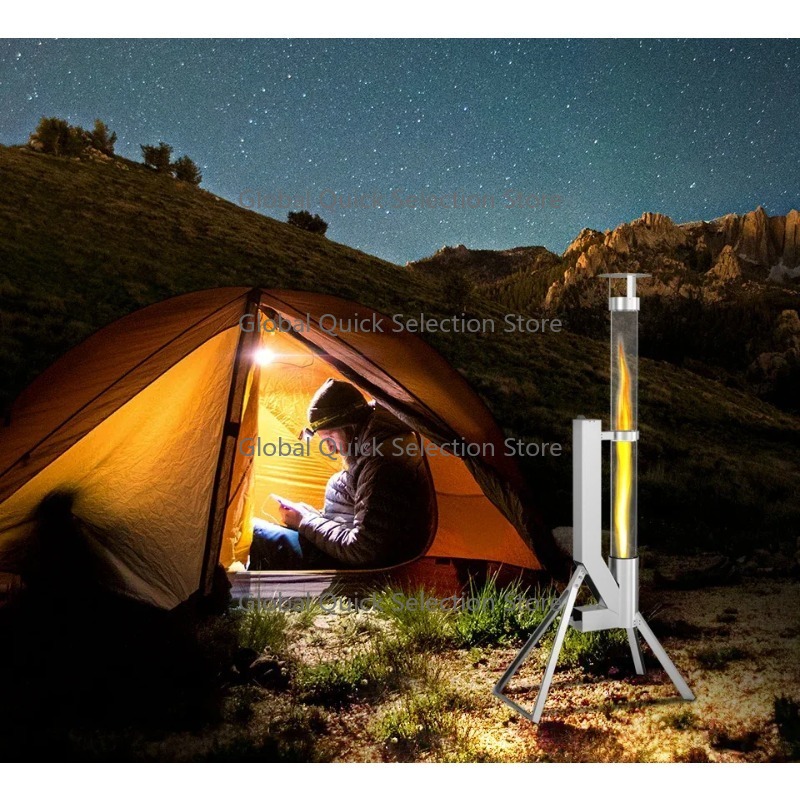 Outside outdoor camping pellet - đánh giá và giá Outdoor Camping Heater