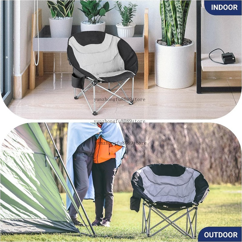 Oversized Padded Camping Moon  - đánh giá và giá Outdoor Camping Chairs