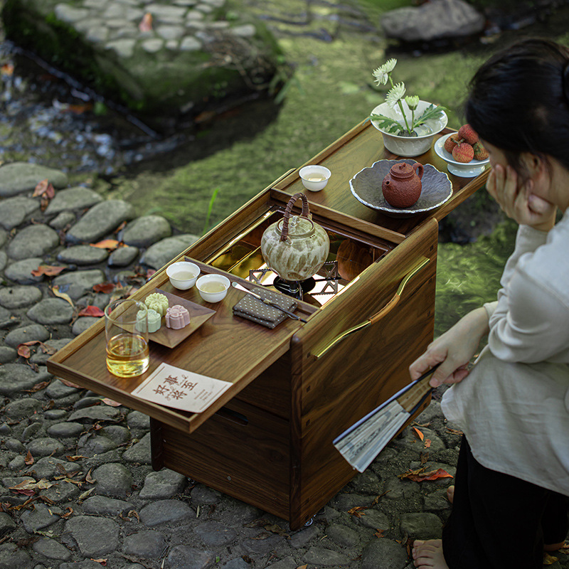 Walnut fireplace tea making ca - đánh giá và giá Outdoor Camping Fireplace