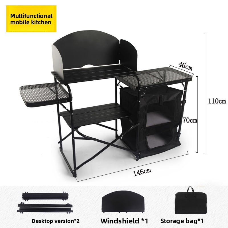 Multifunctional Outdoor Mobile - đánh giá và giá Outdoor Camping Kitchen Table