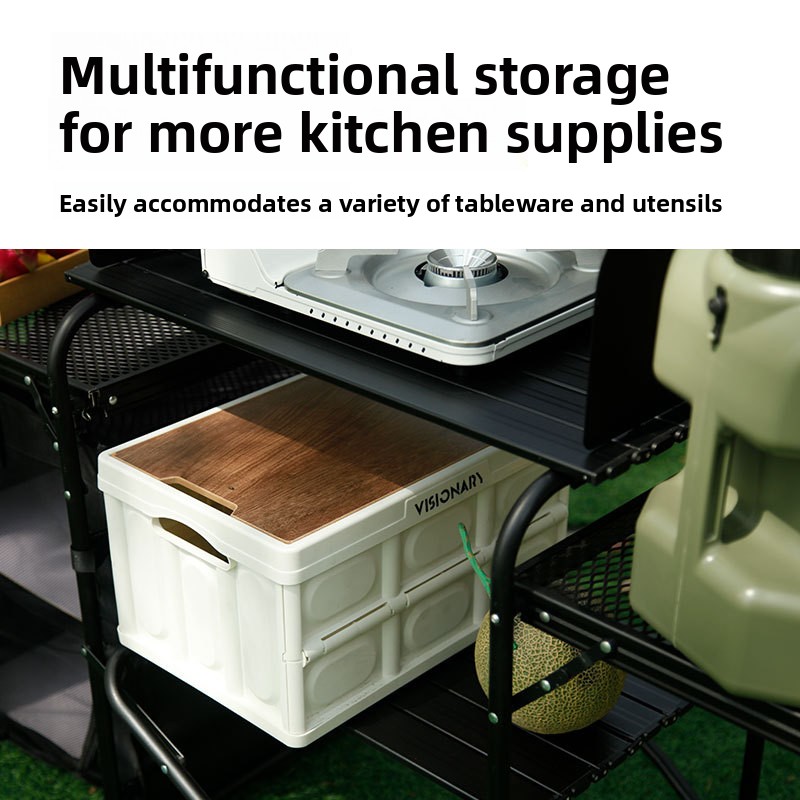 Multifunctional Outdoor Mobile - đánh giá và giá Outdoor Camping Kitchen Table