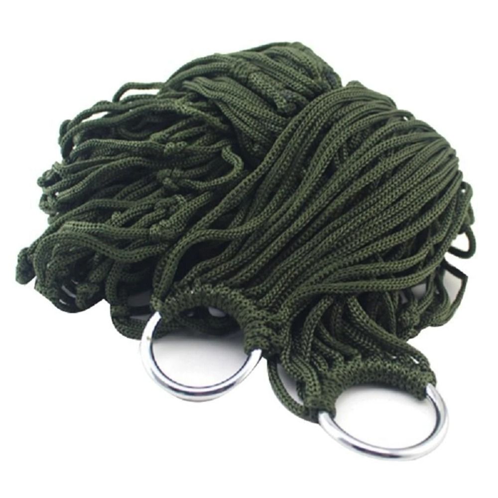 With Rope Nylon Mesh Hammock P - đánh giá và giá Outdoor Camping Hammock