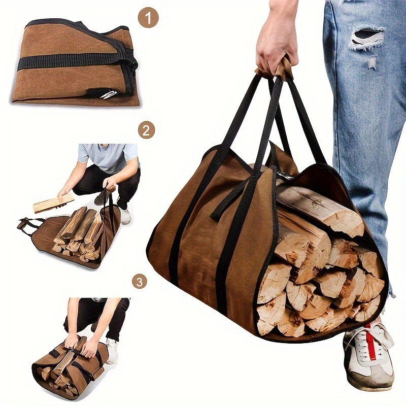 Fireplace Firewood Log Carrier - đánh giá và giá Outdoor Camping Fireplace