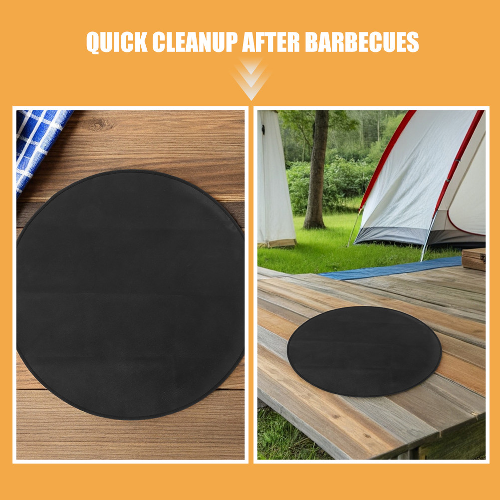 Round Fireproof Bbq Mat 24 Inc - đánh giá và giá Outdoor Camping Grill