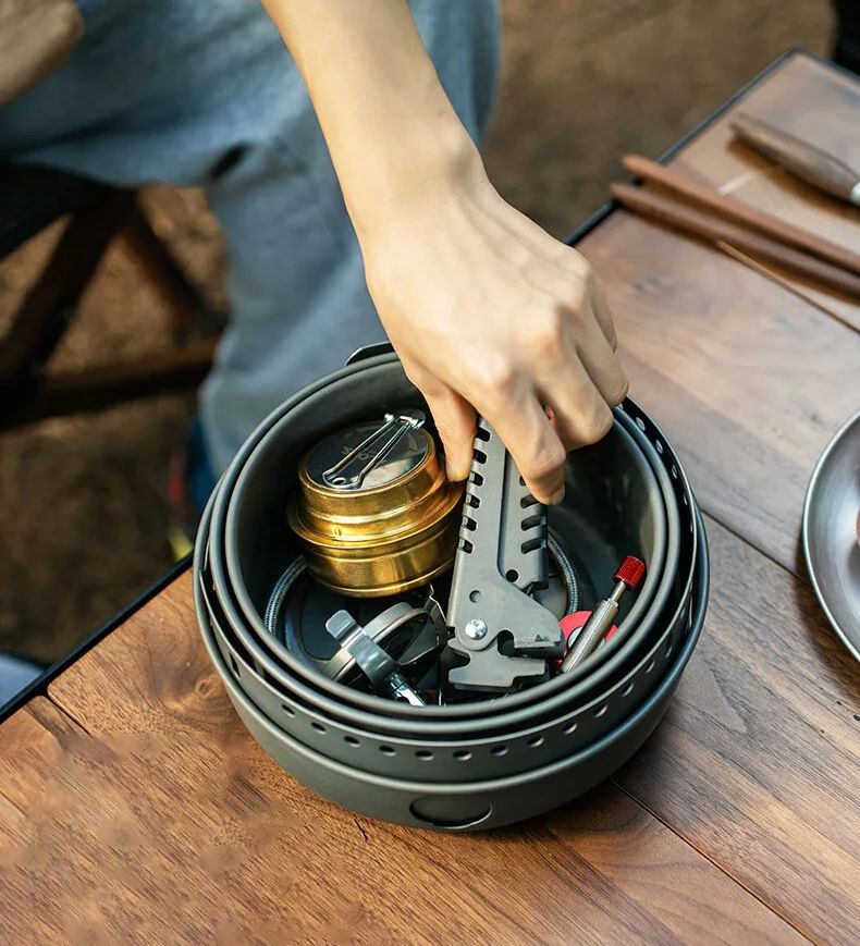 Camping Gas Stove Alcohol Stov - đánh giá và giá Outdoor Camping Kitchen Table