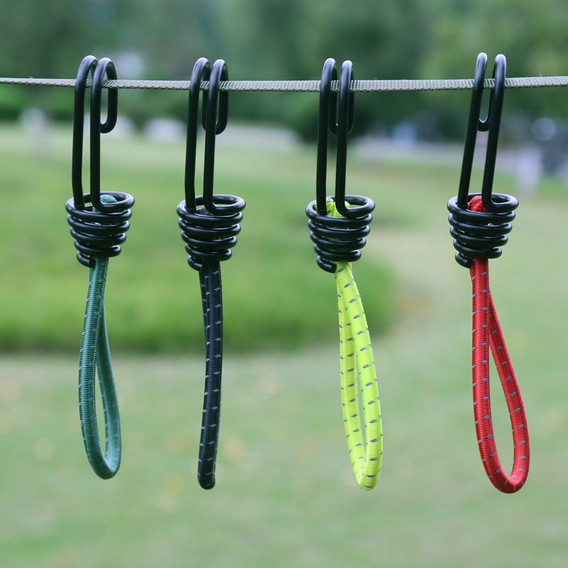 5Pcs Hooks Drawstring Elastic  - đánh giá và giá Camping Rope