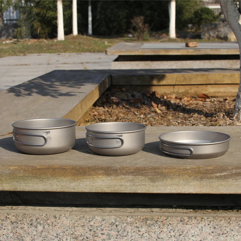 Keith 3PCS Titanium Cookware P - đánh giá và giá Outdoor Camping Kitchen Table