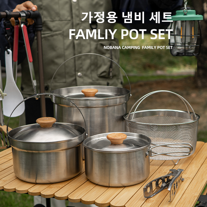 NOBANA Newest Outdoor Stainles - đánh giá và giá Outdoor Camping Kitchen Table