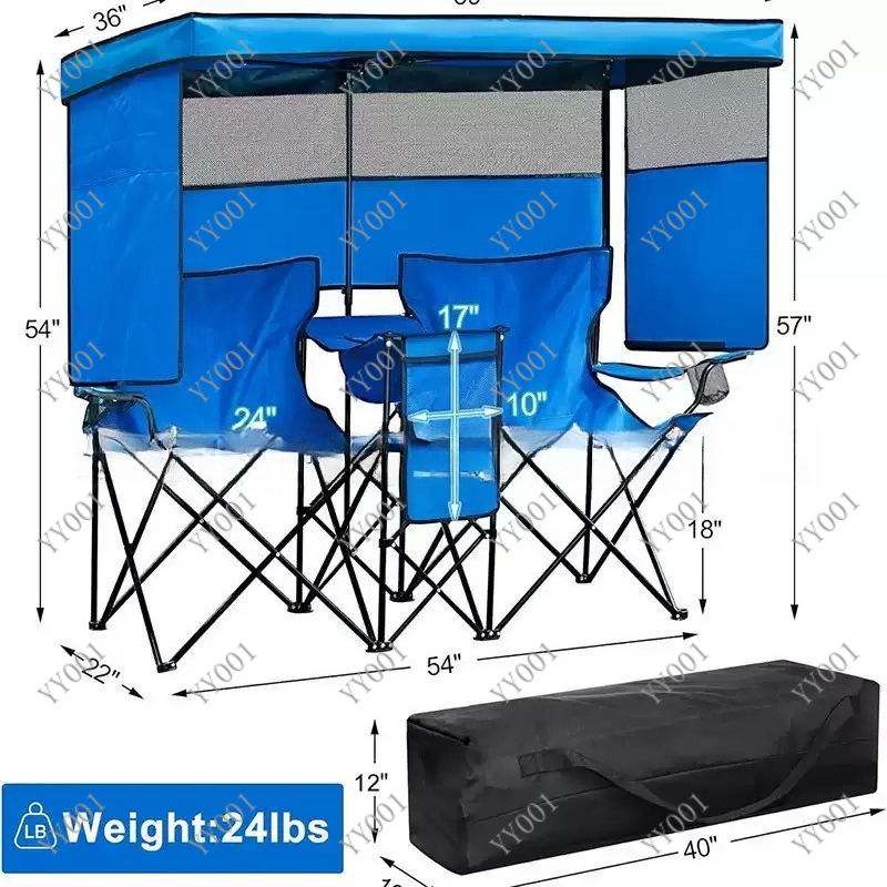 Portable Double Folding Campin - đánh giá và giá Outdoor Camping Chairs