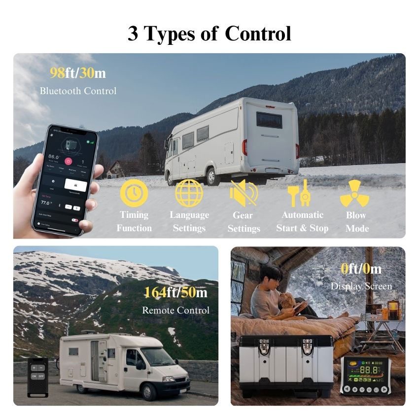 All In One 12V/24V 5KW Outdoor - đánh giá và giá Outdoor Camping Heater
