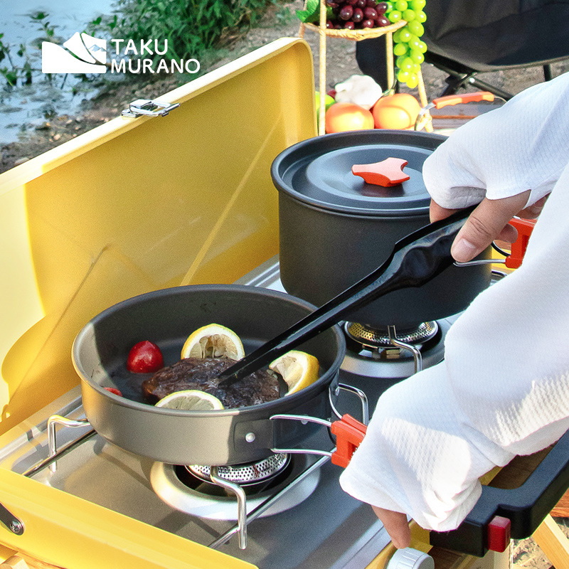 Camping Cookware Set Outdoor C - đánh giá và giá Outdoor Camping Kitchen Table