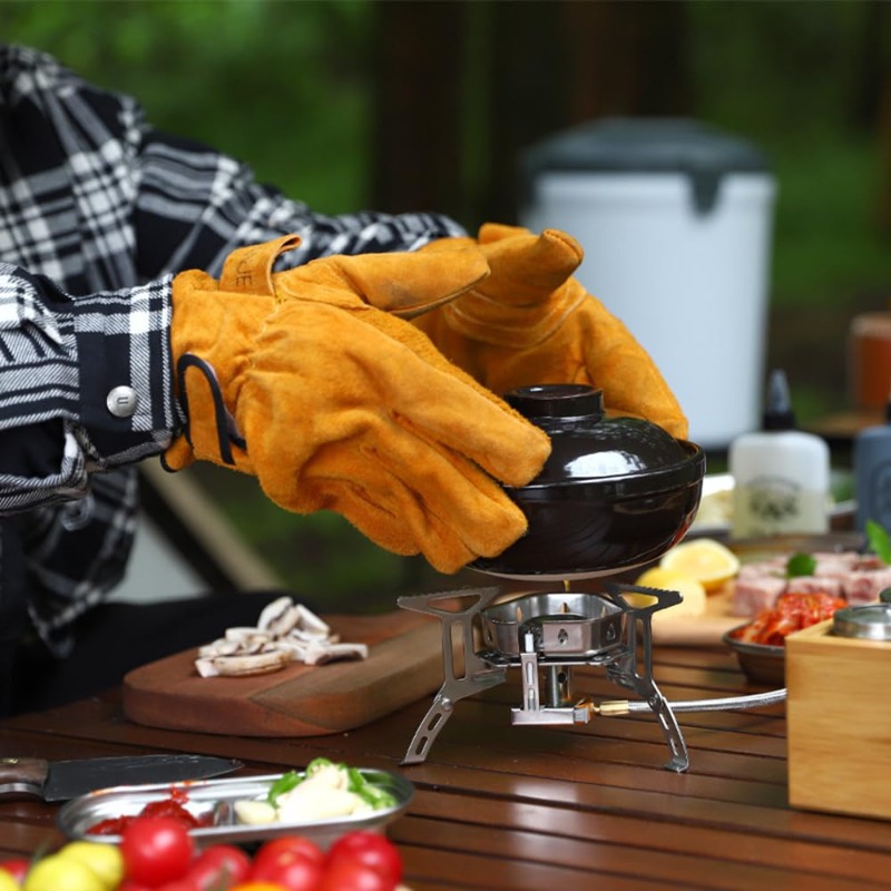 Outdoor BBQ Grilling Heatproof - đánh giá và giá Outdoor Camping Grill