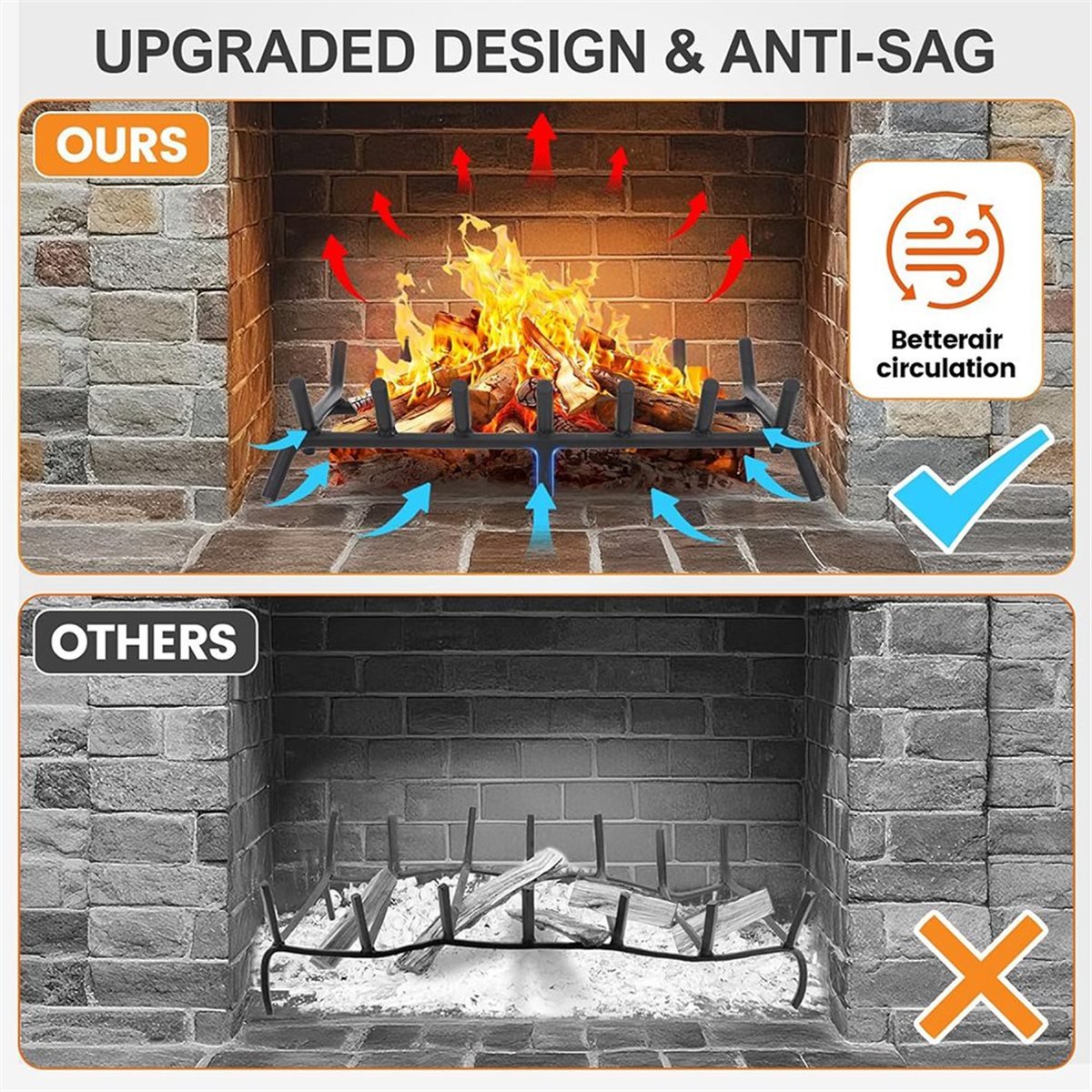 NEW Fireplace Log Grate - Fire - đánh giá và giá Outdoor Camping Fireplace