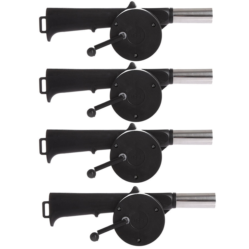 4Pcs Hand Crank Barbecue Fan P - đánh giá và giá Outdoor Camping Fireplace