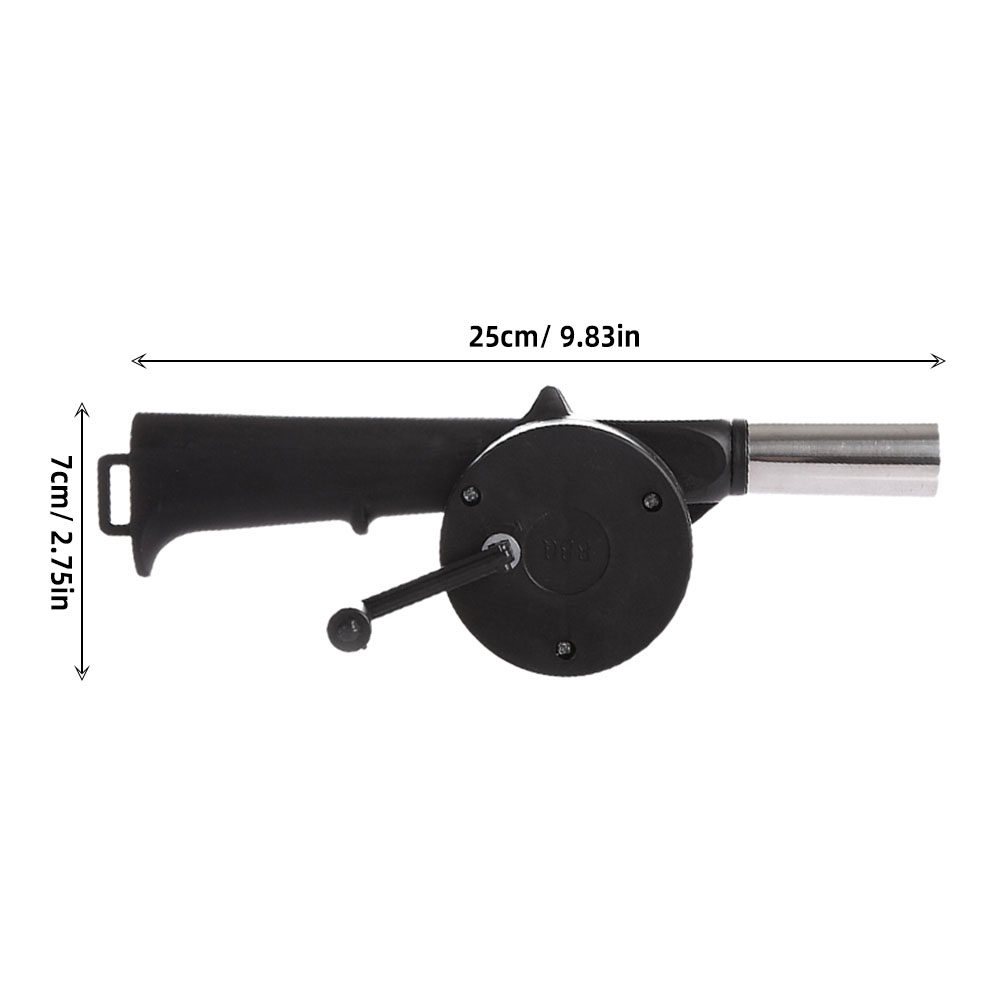 4Pcs Hand Crank Barbecue Fan P - đánh giá và giá Outdoor Camping Fireplace