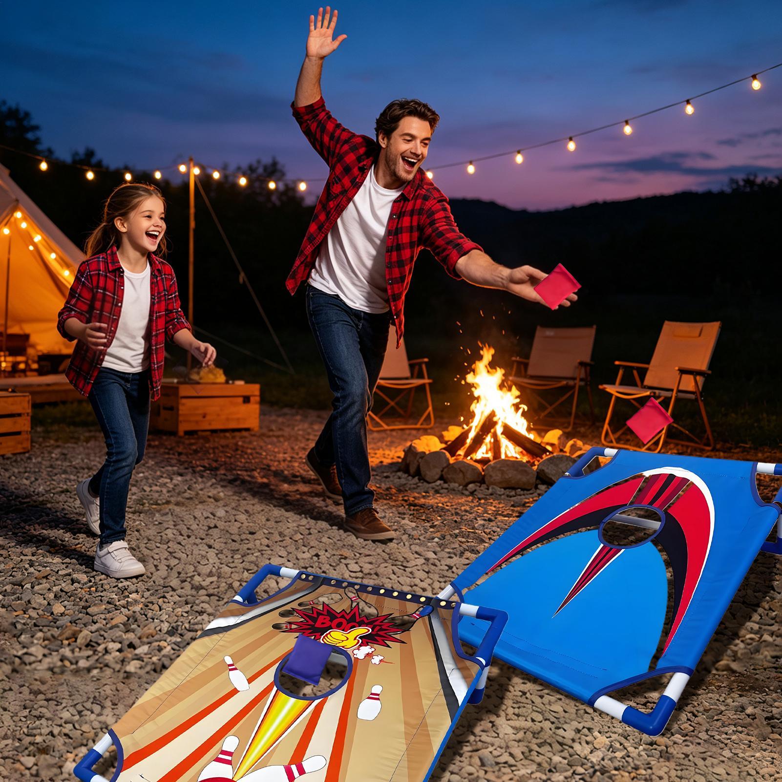 Bean Bag Toss Game Interactive - đánh giá và giá Outdoor Camping Games For Adults