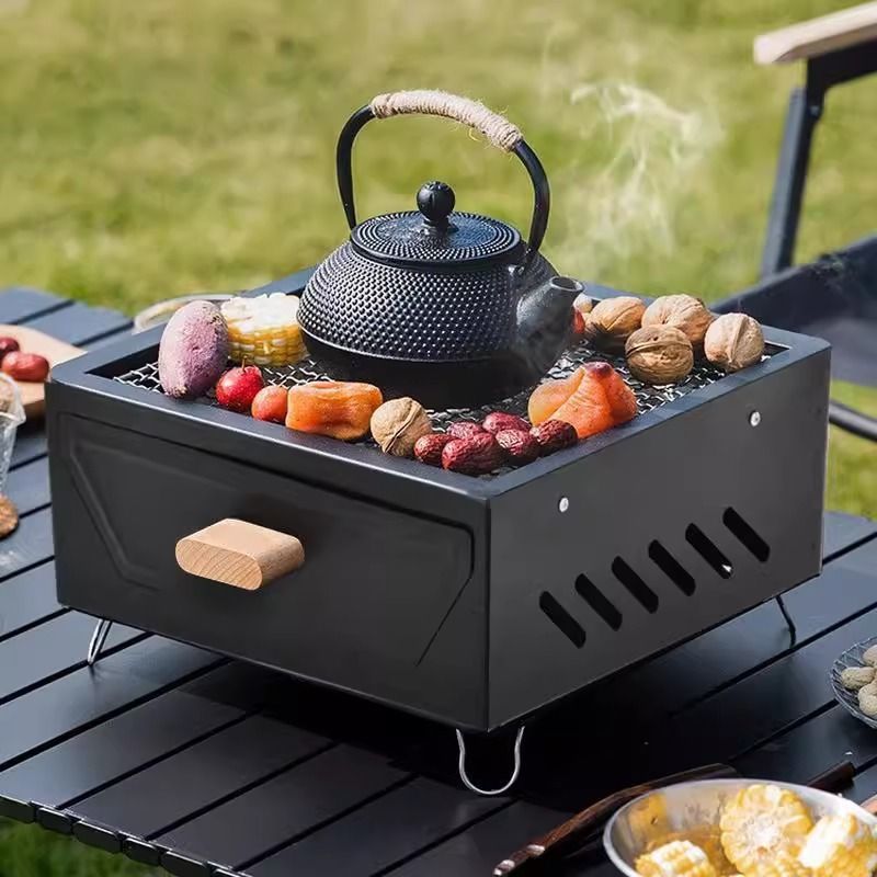 Portable Tabletop Camping Char - đánh giá và giá Outdoor Camping Grill