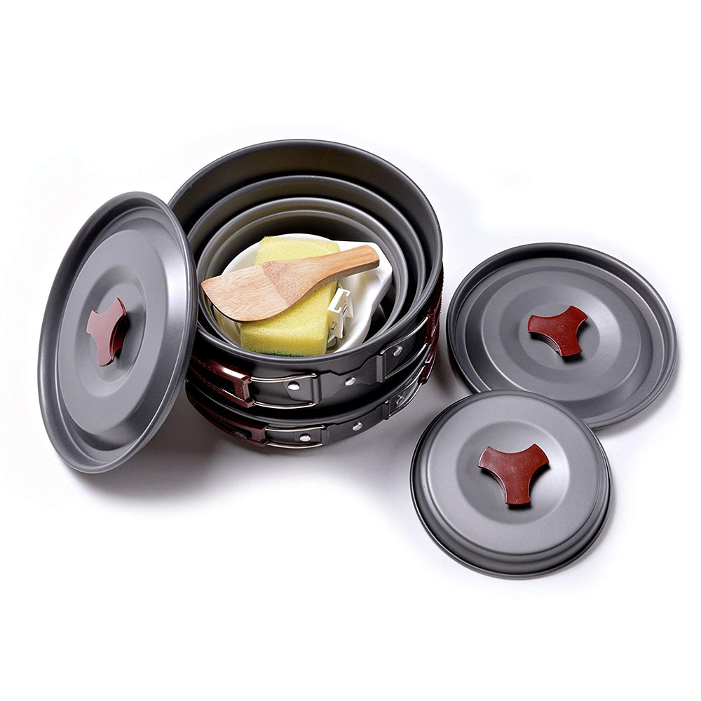 Outdoor Camping Cookware Kit N - đánh giá và giá Outdoor Camping Kitchen Table
