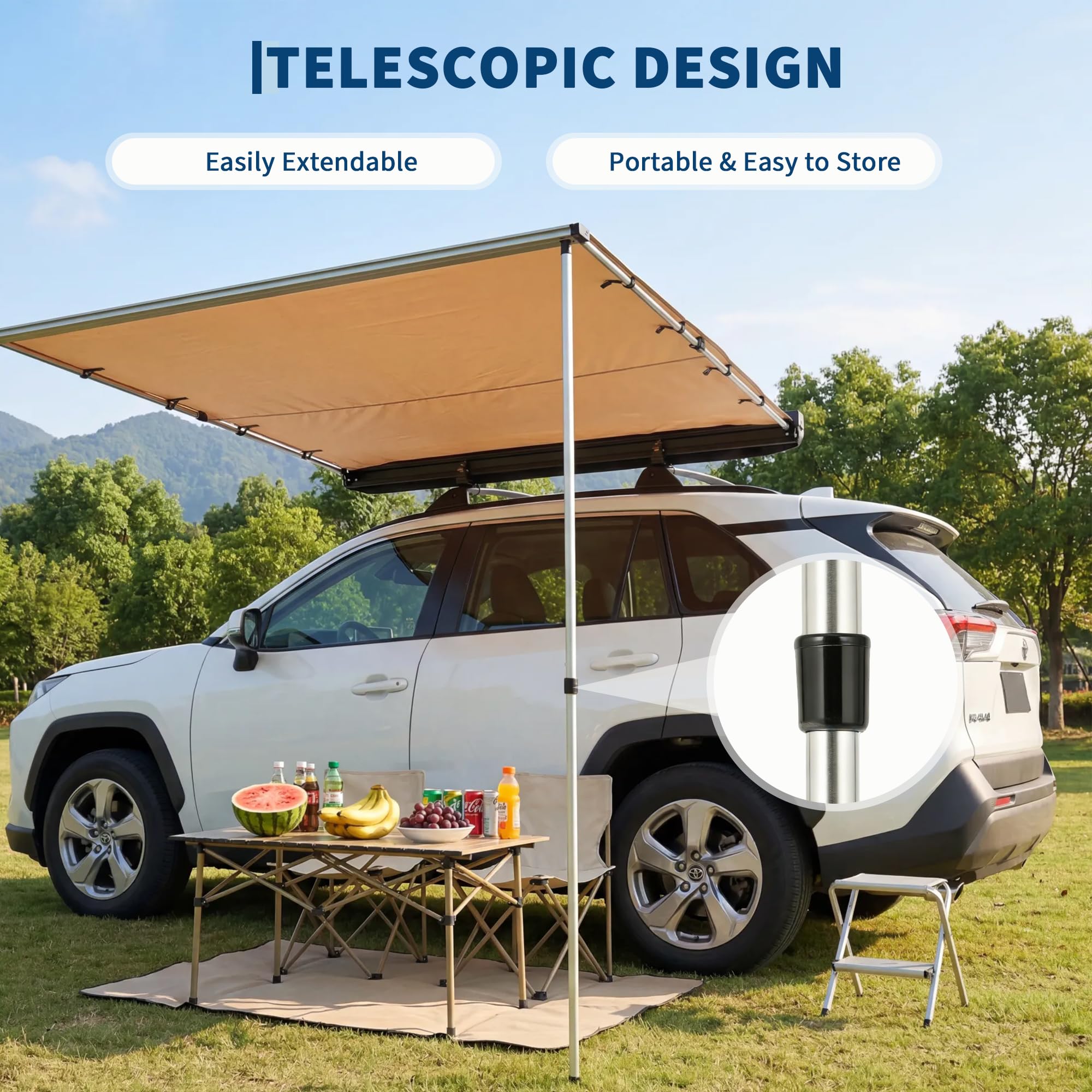 Quick Setup Waterproof Side Op - đánh giá và giá Outdoor Camping Vehicle