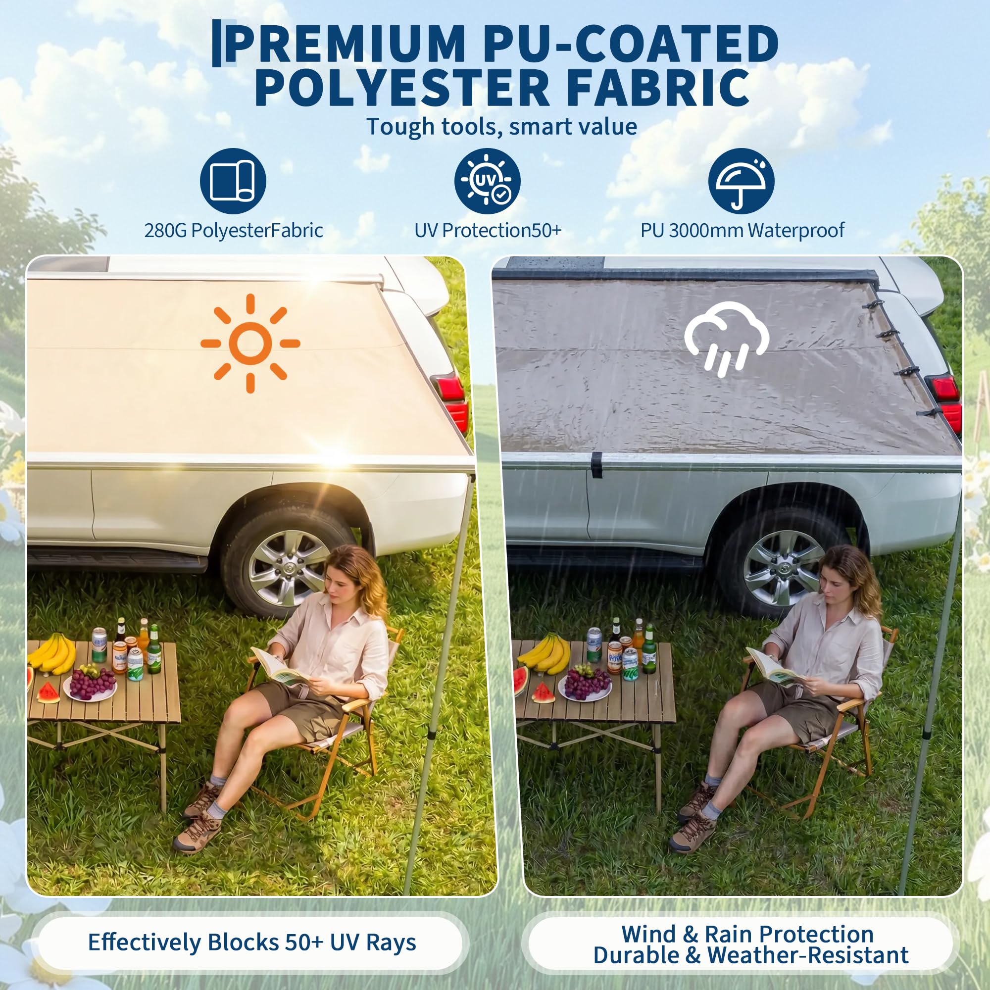 Quick Setup Waterproof Side Op - đánh giá và giá Outdoor Camping Vehicle