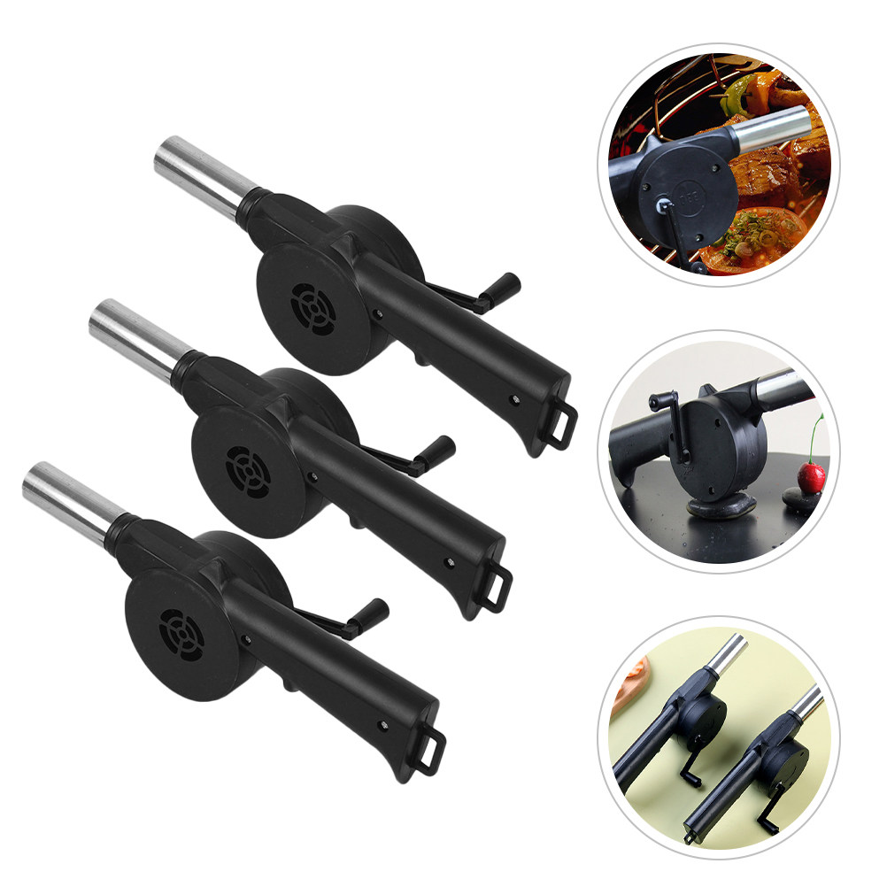 3Pcs Manual Hand Crank Fire Bl - đánh giá và giá Outdoor Camping Fireplace