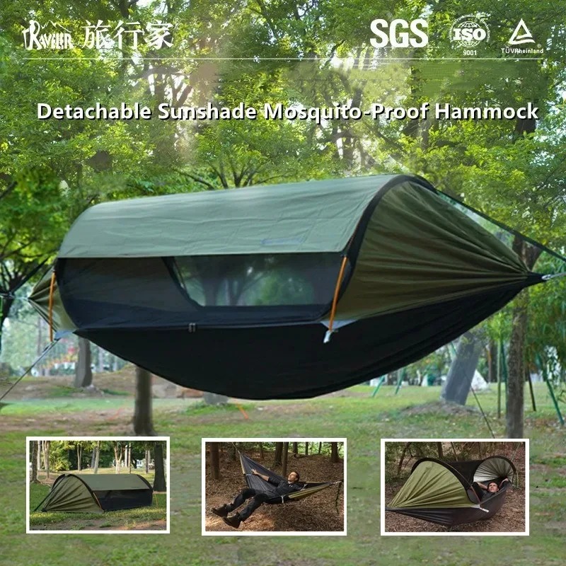 Outdoor Camping Hammock with S - đánh giá và giá Outdoor Camping Hammock